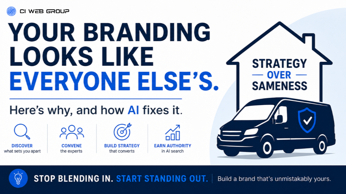 Your Branding Looks Like Everyone Else's. Here's Why, and How AI Fixes It.